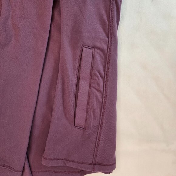 SUNZEL Women Lightweight Sports Running Workout Yoga Athletic Jacket Sz 8 Maroon - Picture 12 of 12
